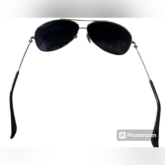 Ray Ban RB3293 Polarized Aviator Matte Gunmetal Reflective Sunglasses - Picture 9 of 11